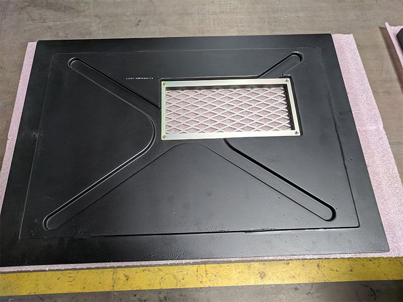 Aerospace floor panel structure